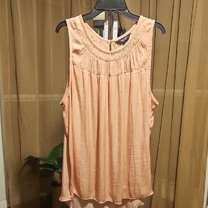 Simply Vera Vera Wang Peach Sleeveless Blouse